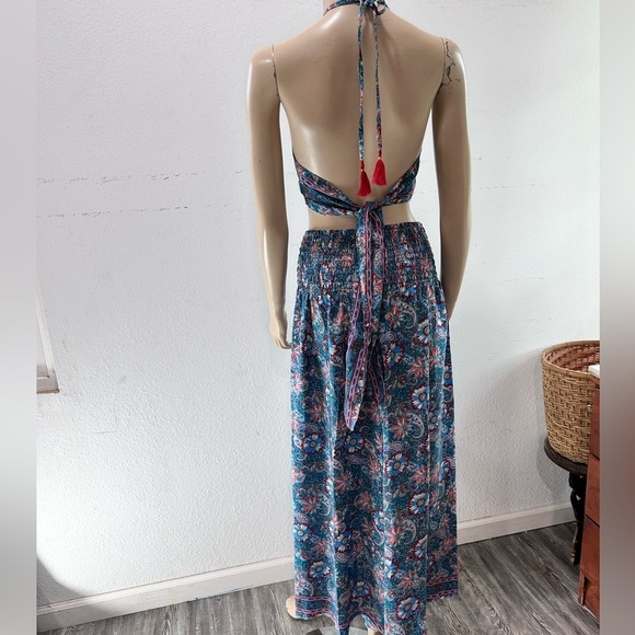 Bold & Beautiful silk pants & top floral print - Picture 14 of 16